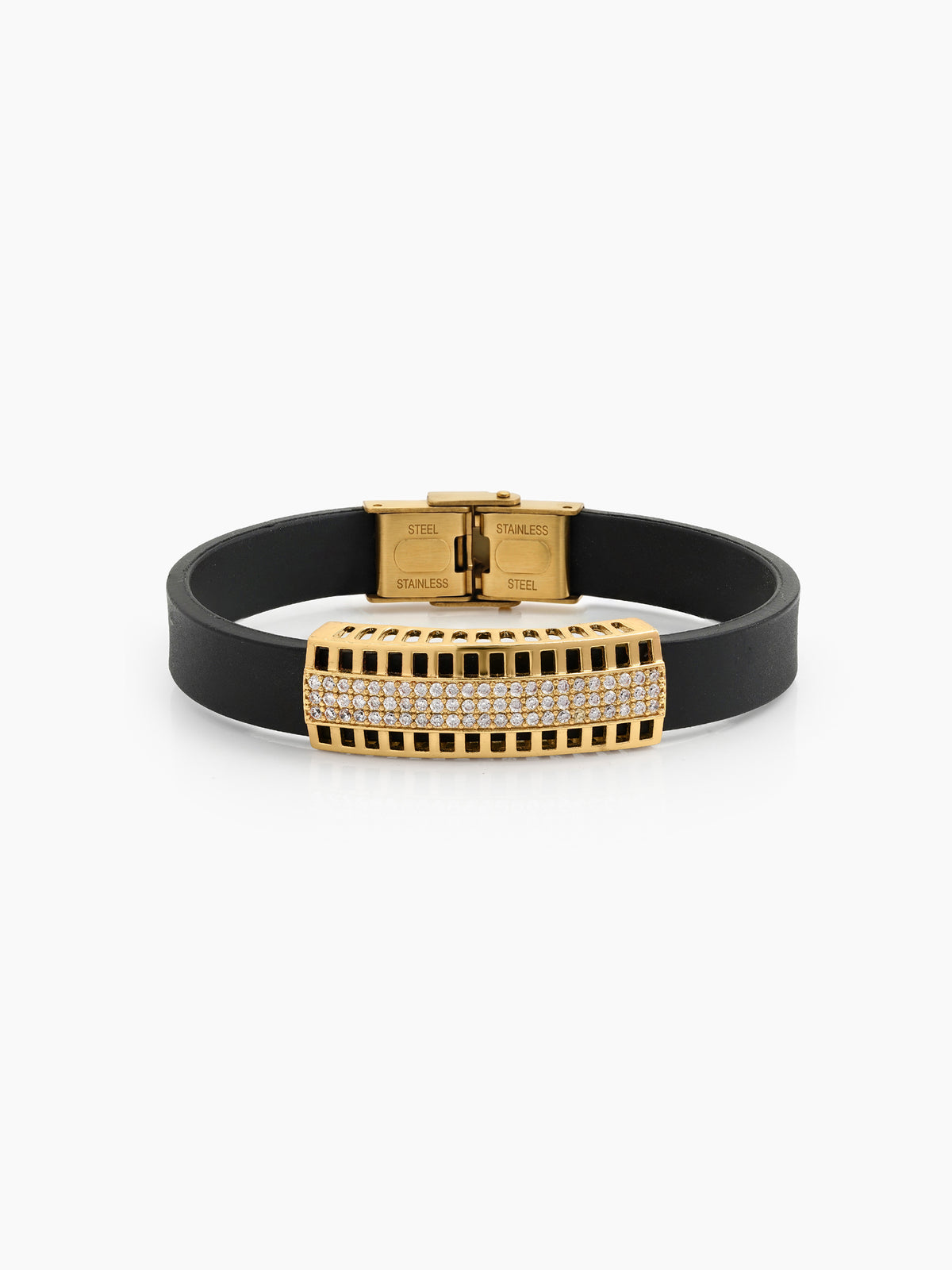 Arsh Diamond Gold Men's Bracelet