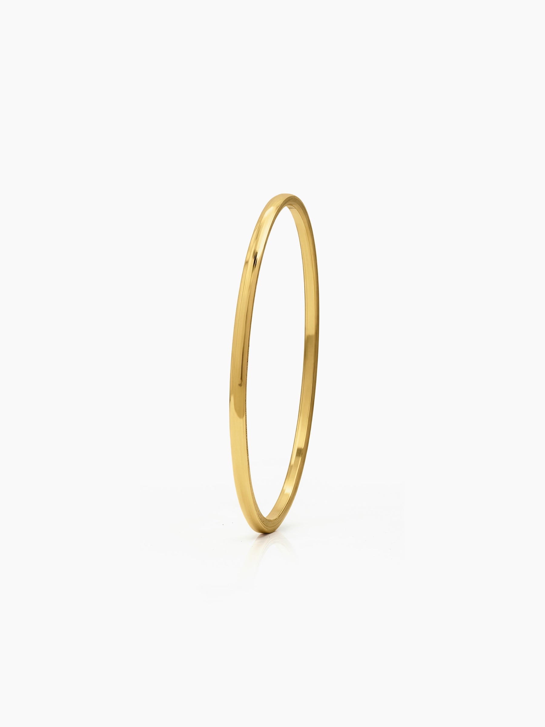 Kashvi Sleek Round Gold Set Of 4 Women's 2/4, 2/6, 2/8 Bangles