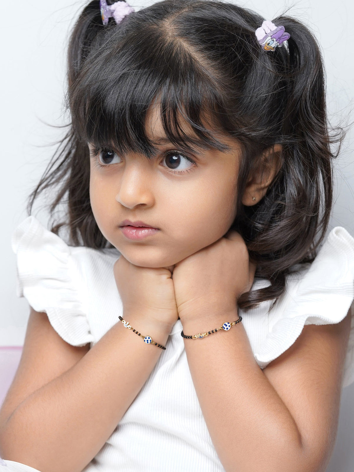 Little Champion Football Charms 18K Gold Plated Kid's Nazariya Loose Bracelet