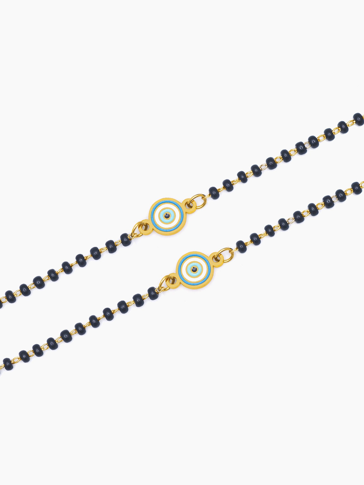 Ocean Eye Charm 18K Gold Plated Kid's Nazariya Loose Bracelet