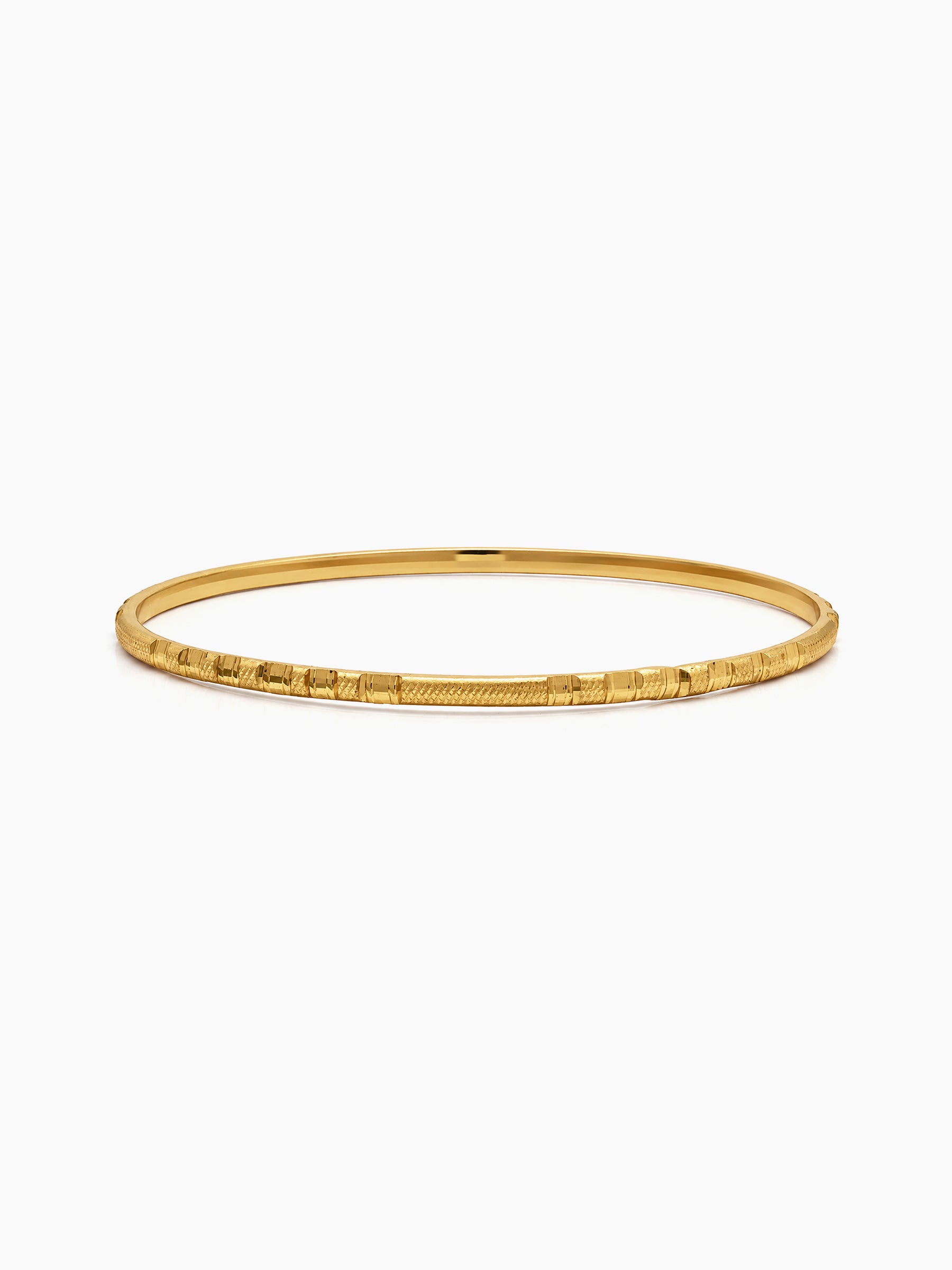 Pankti Textured Gold Set Of 8 Women's 2/4, 2/6, 2/8 Bangles