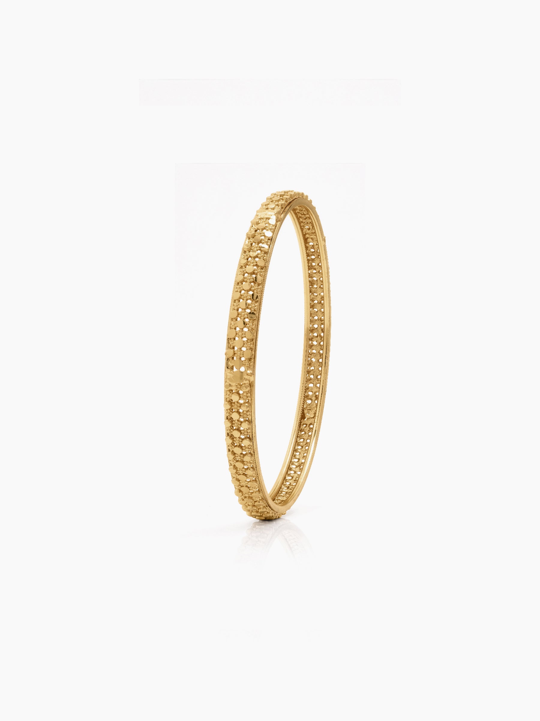 Suhani Textur Gold Set Of 4 Women's 2/4, 2/6, 2/8 Bangles