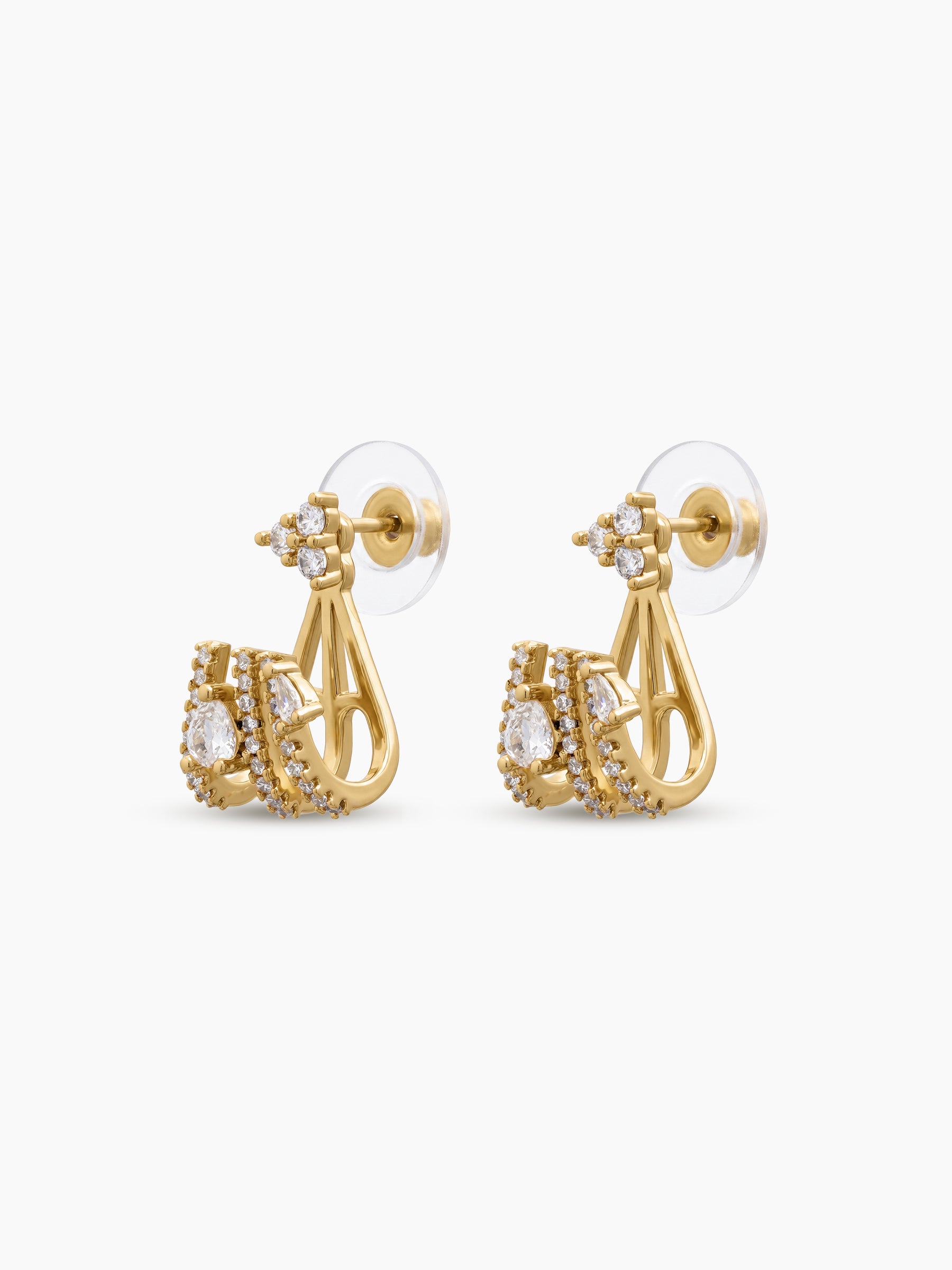 Yashi Diamond Gold Women's Stud Earrings