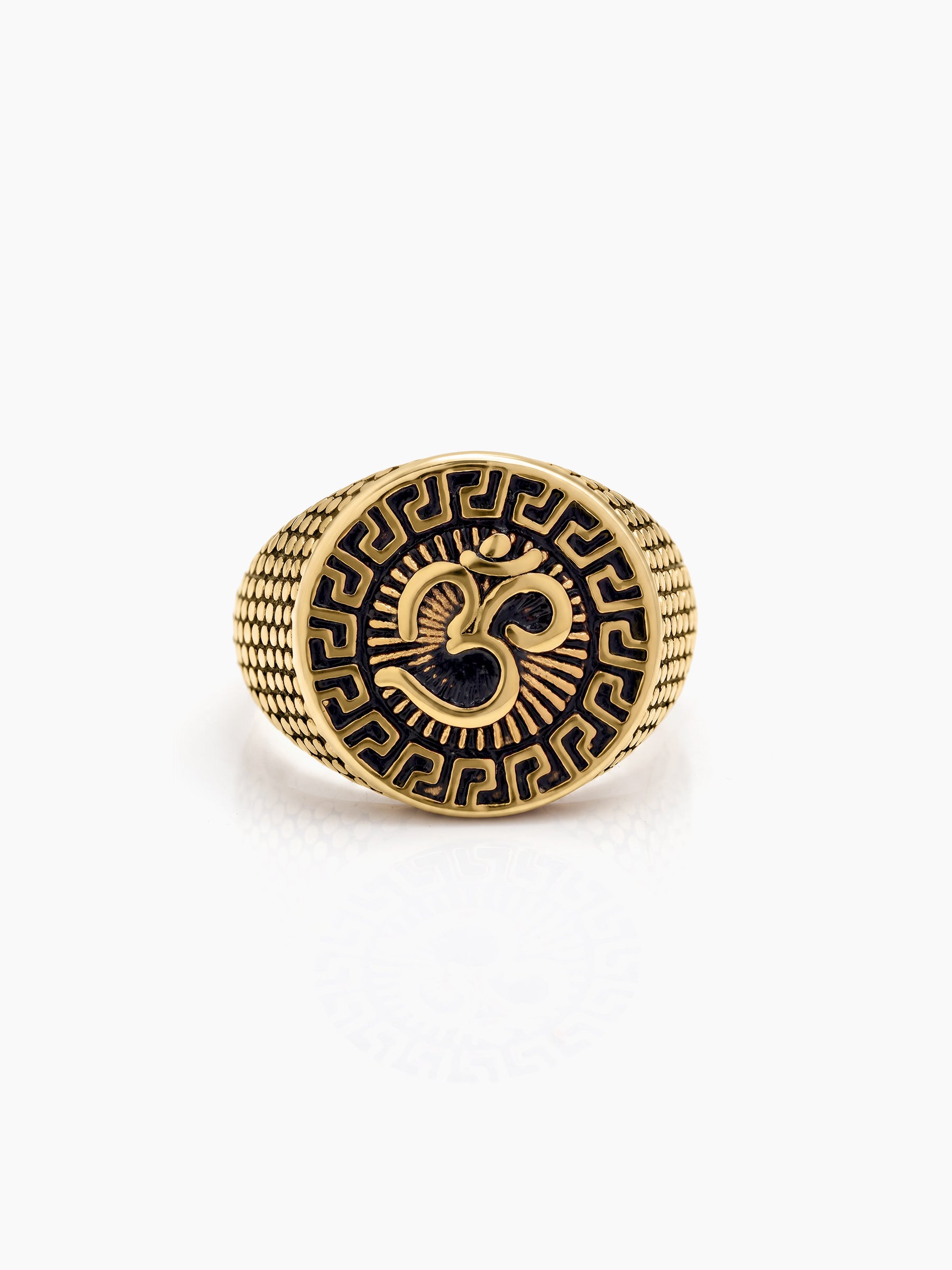 Anant Om Gold Men's Rings