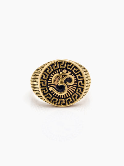 Anant Om Gold Men's Rings