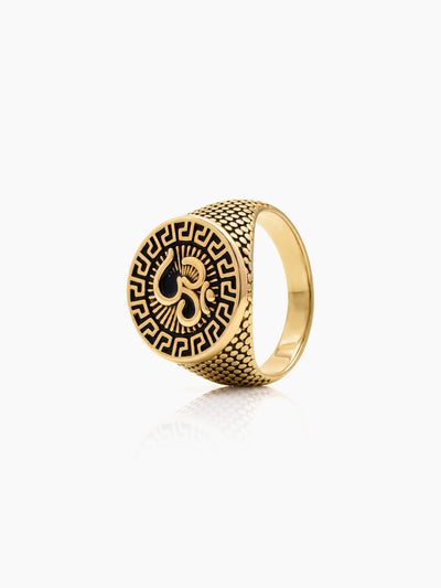 Anant Om Gold Men's Rings