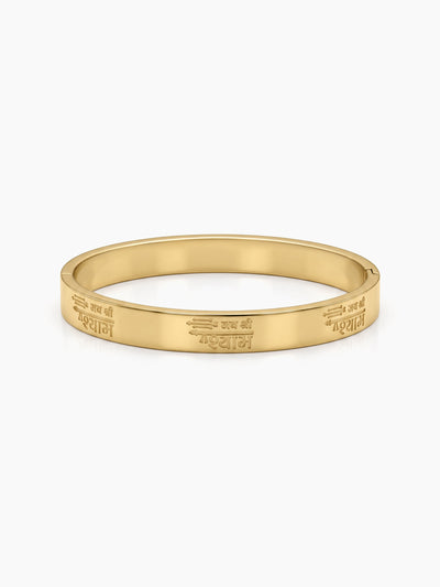 Divyam Shyam Gold Men's Soldi Kada Bracelets