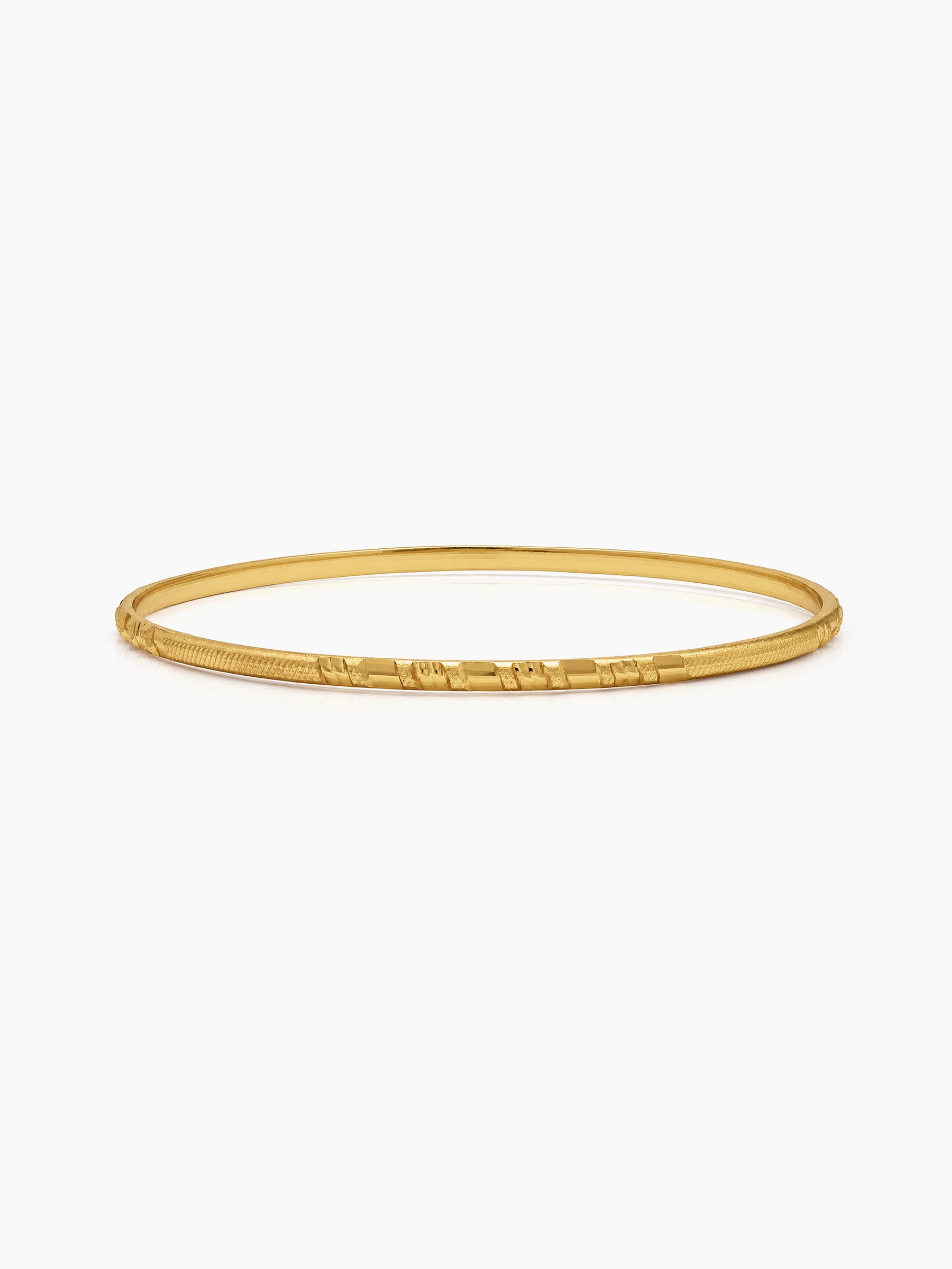 Jivika Textured Gold Set Of 8 Women's  2/4, 2/6, 2/8 Bangles