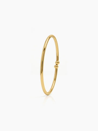 Kavini Classic Gold Set Of 2 Women's 2/4, 2/6, 2/8 Cuff Bangles