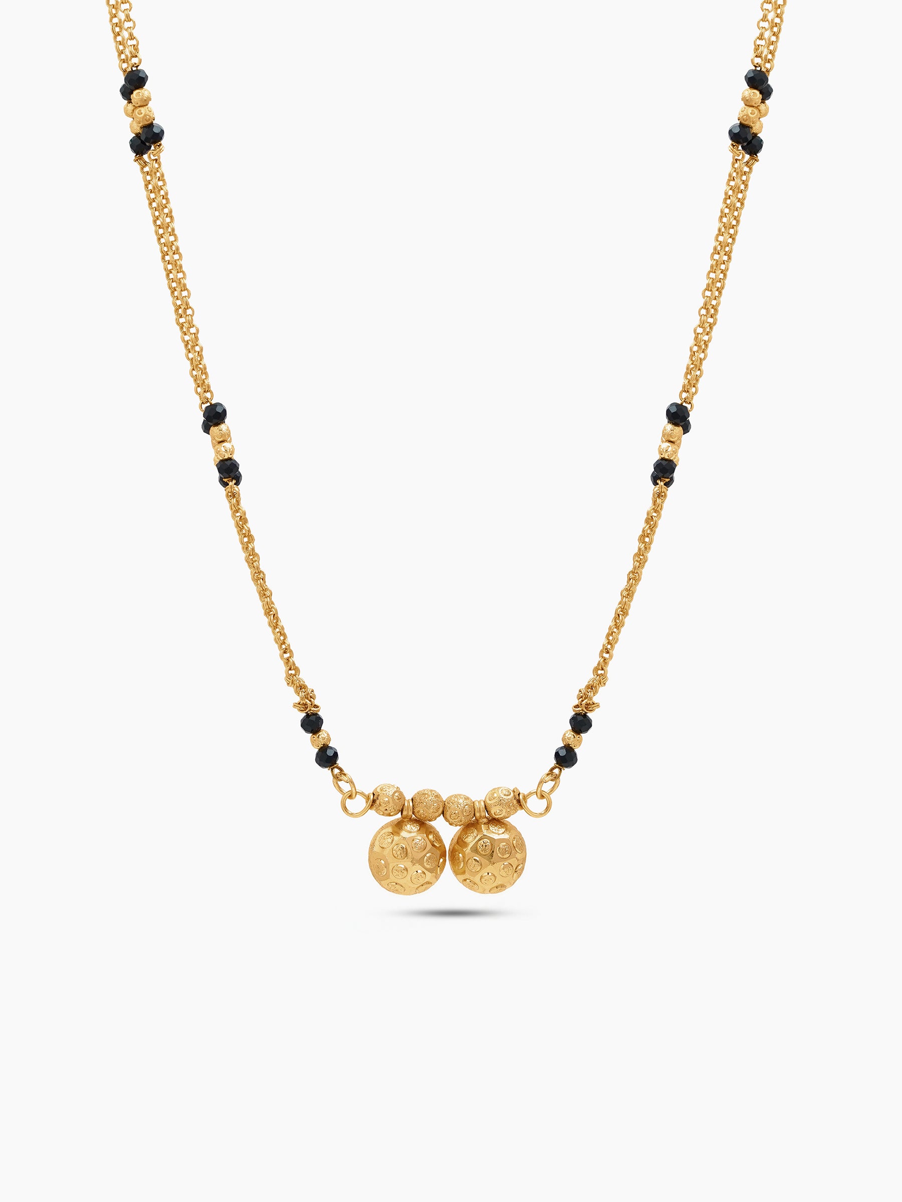 Khushi Twin Bond Gold Women's Mangalsutra Necklace