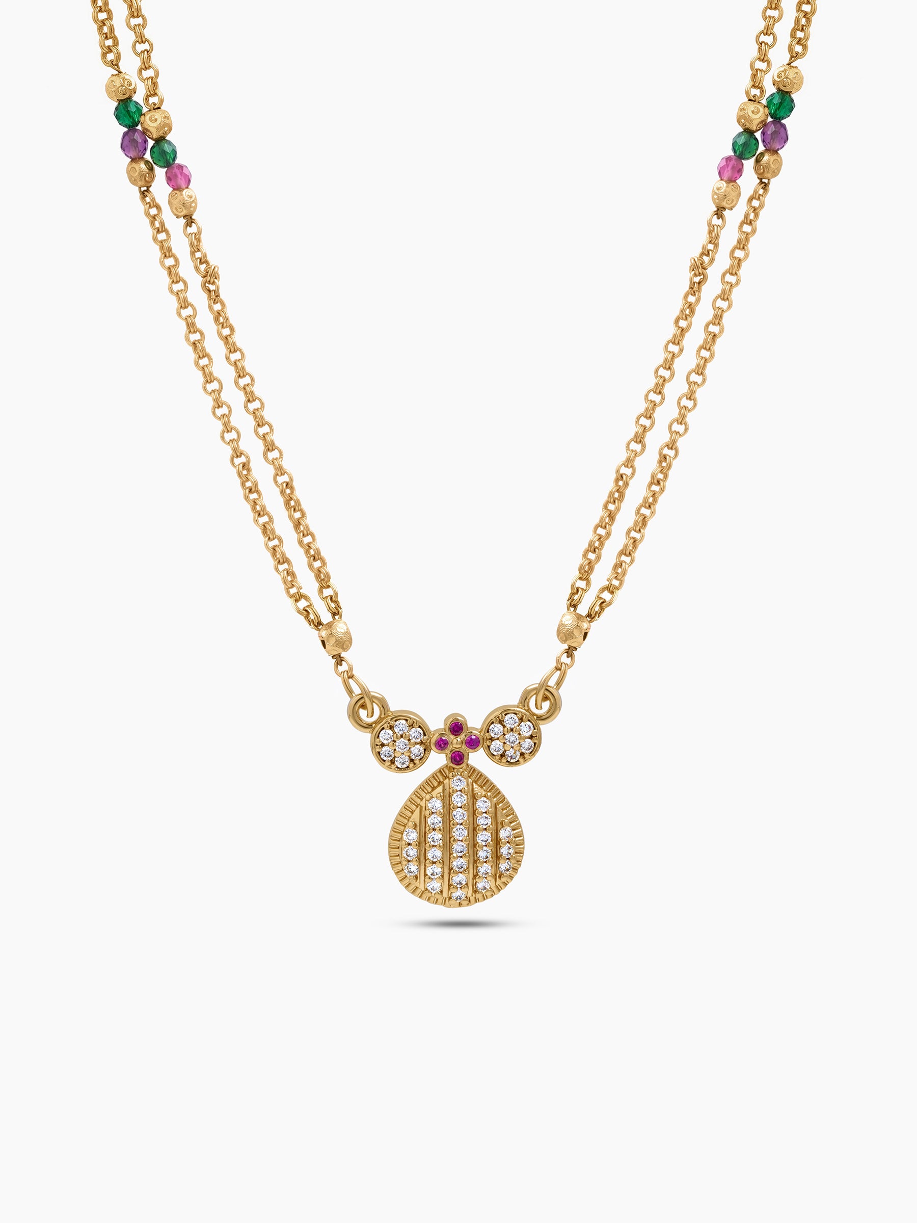 Mitali Diamond 18K Gold Plated Mangalsutra