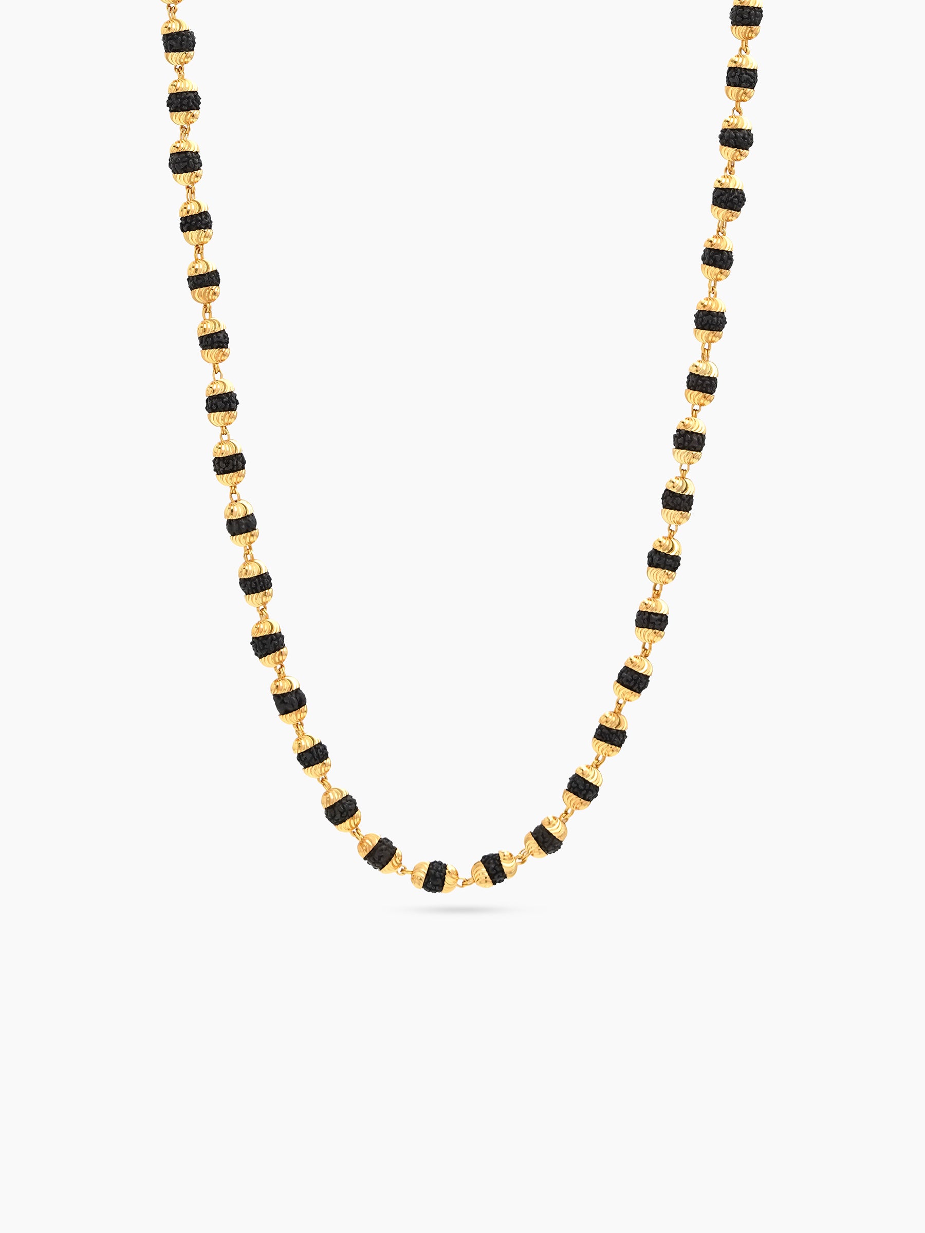 Moksh Rudraksh Gold Men's Chains