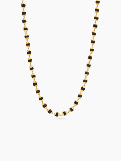 Moksh Rudraksh Gold Men's Chains