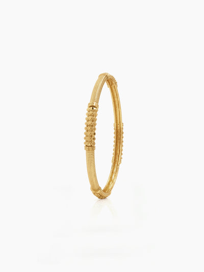 Niti Textured Gold Set Of 2 Women's 2/4, 2/6, 2/8 Bangle