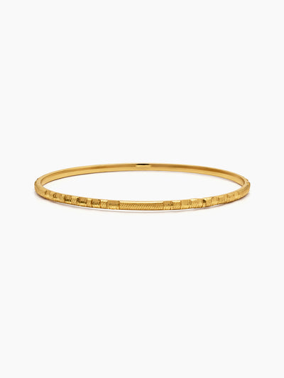 Pankti Textured Gold Set Of 8 Women's  2/4, 2/6, 2/8 Bangles