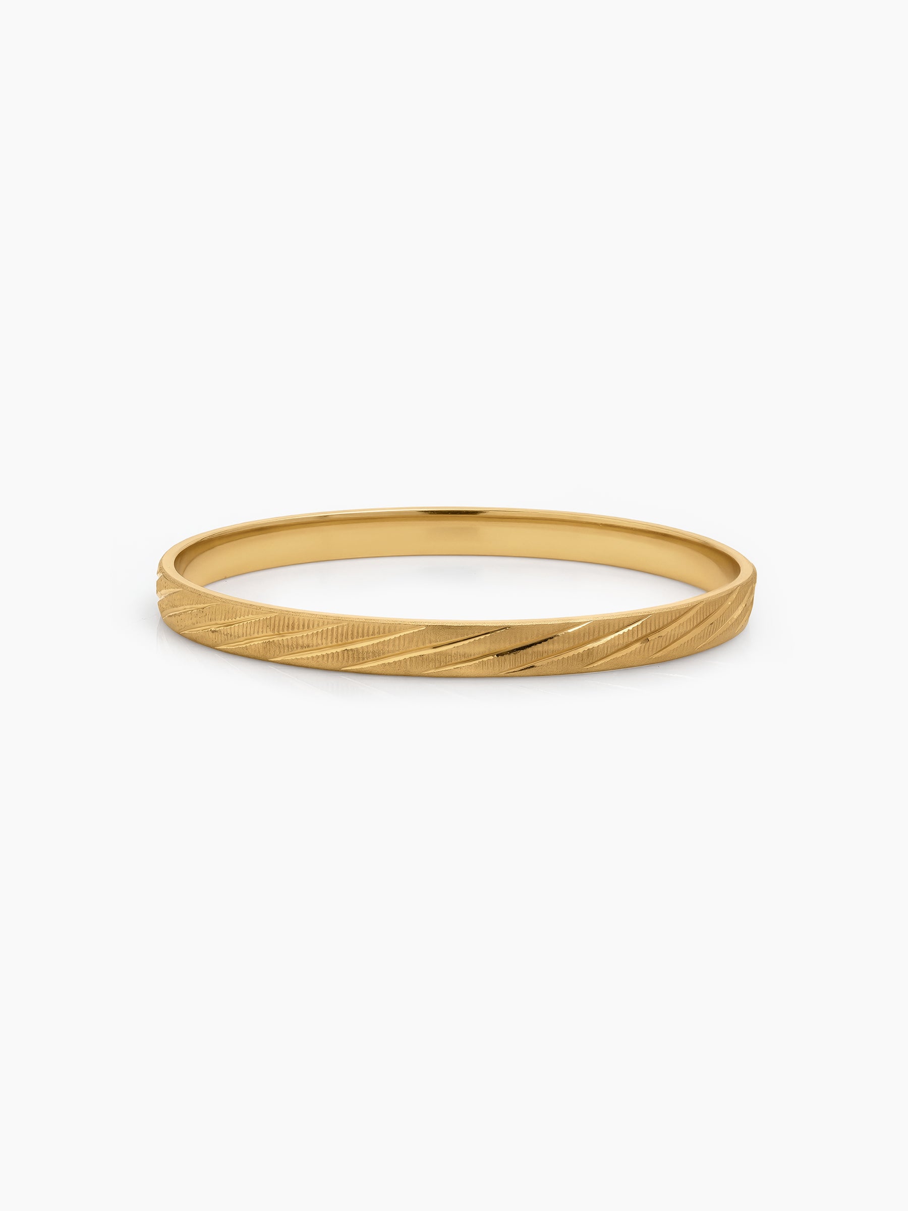 Tanvika Texture Gold Set Of 4 Women's 2/4, 2/6, 2/8  Bangles