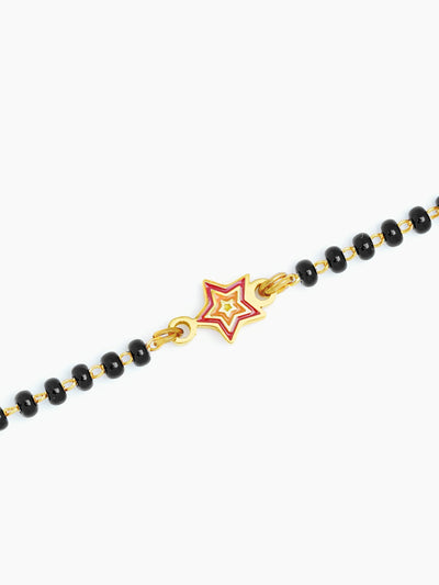 Twinkling Star Charm 18K Gold Plated Kid's Nazariya Loose Bracelet